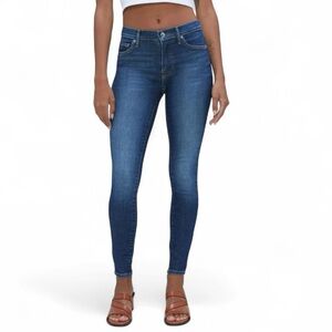 Everlane The Mid-Rise Skinny Stretch Dark Indigo Jean